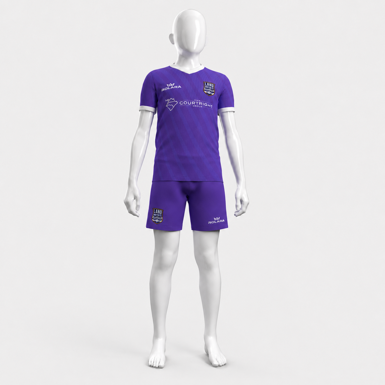 Land United Boys Goal Keeper Purple Jersey