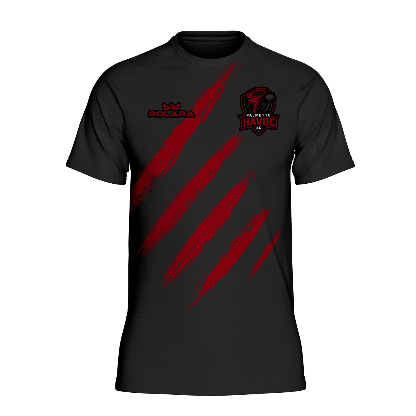 Palmetto Havoc T-shirt- RED/GREY