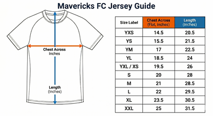 Mavericks FC Boys Away Jersey